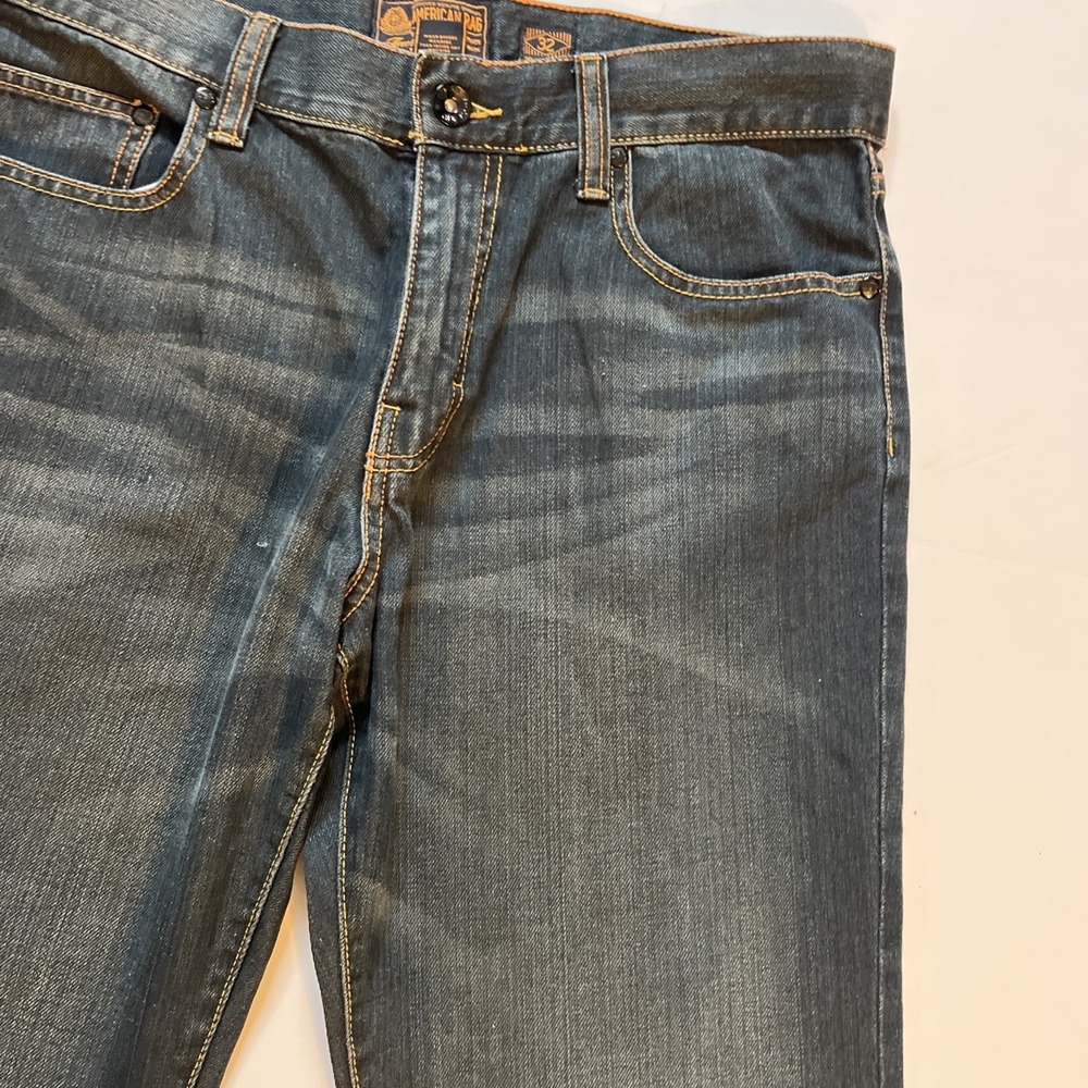 AMERICAN RAG Smith Fit Straight Leg Blue Denim Jeans Men's Size 32 x 30 - Picture 10 of 16